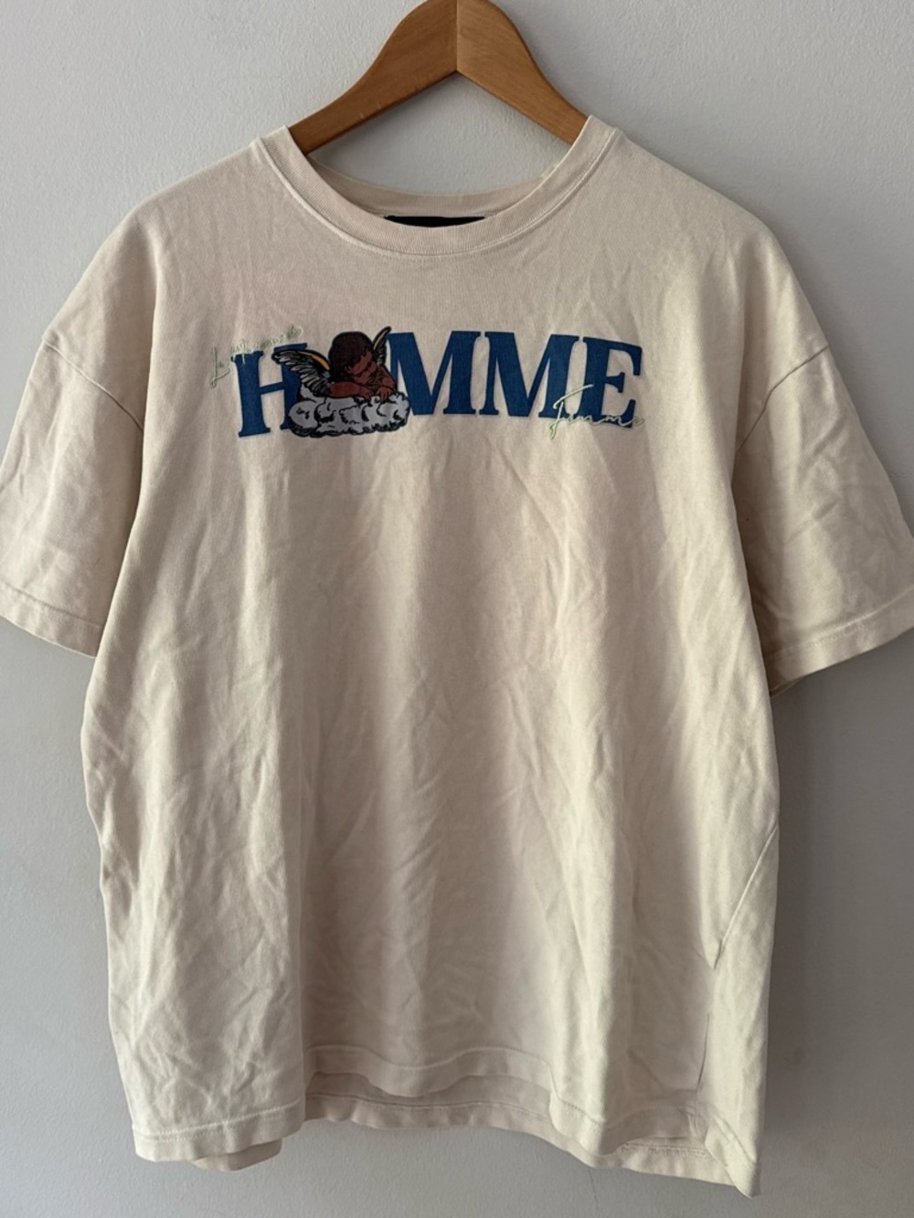 Homme + Femme Y2K Streetwear Graphic Angel Tee